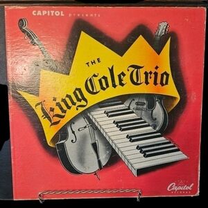 OLD Rare King Cole Trio Vinyl record set by Capital Records.